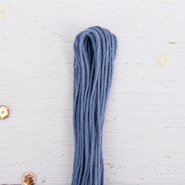 Dusty Blue Premium Cotton Embroidery Floss - Six Strand Thread - No. 601 - Threadart.com