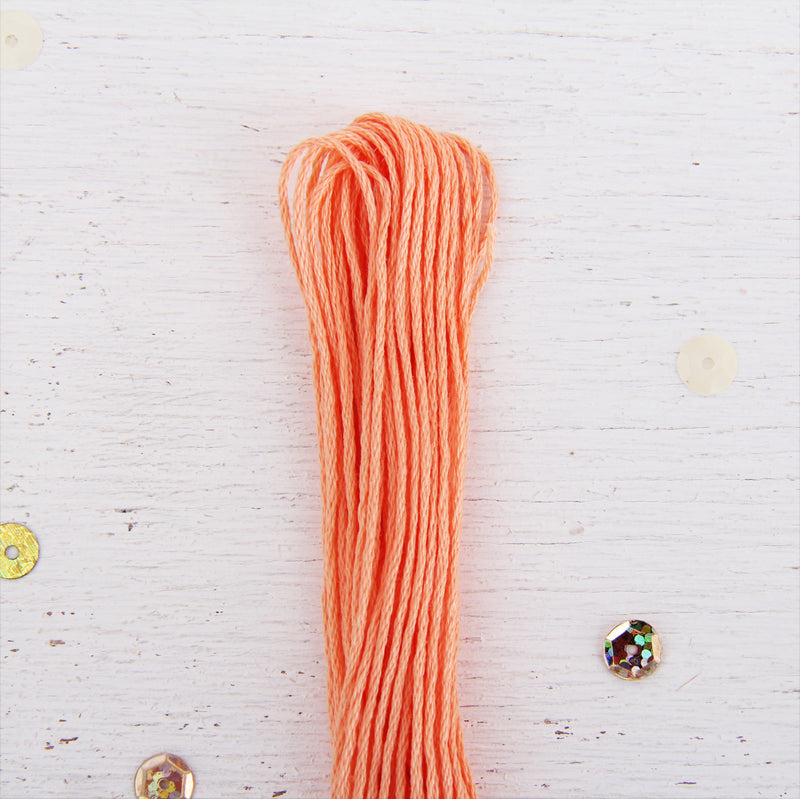 Melon Premium Cotton Embroidery Floss - Six Strand Thread - No. 608 - Threadart.com