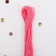 Bright Pink Premium Cotton Embroidery Floss - Six Strand Thread - No. 609 - Threadart.com