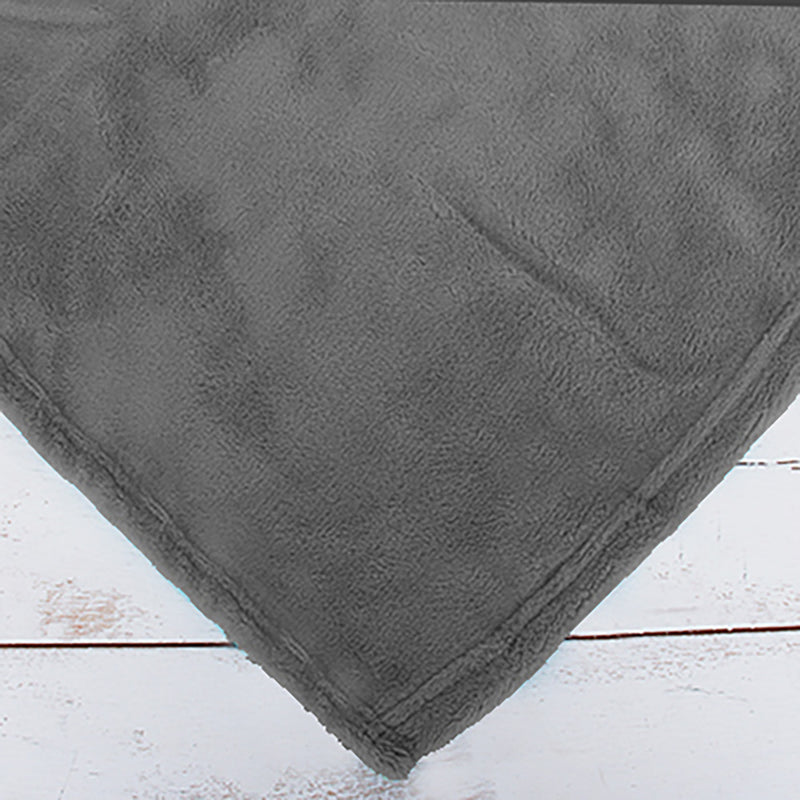 Plush Fleece Personalized Blanket - Embroidered Name or Monogrammed - Threadart.com