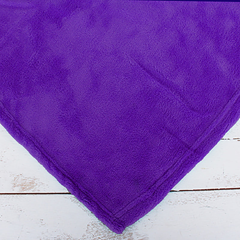 Plush Fleece Personalized Blanket - Embroidered Name or Monogrammed - Threadart.com