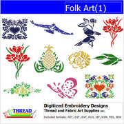 Machine Embroidery Designs - Folk Art(1) - Threadart.com