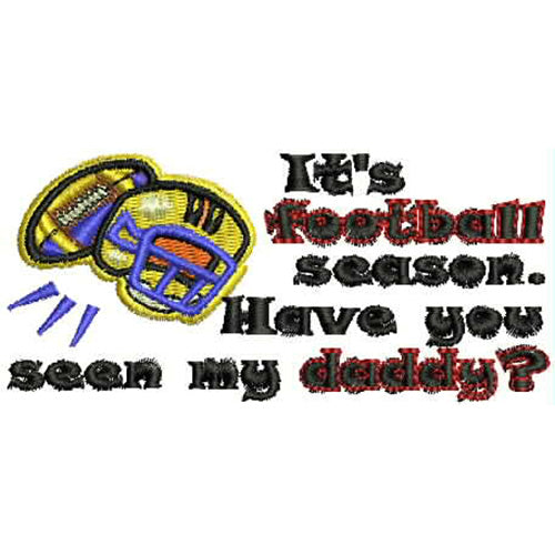 Machine Embroidery Designs - Football(1) - Threadart.com