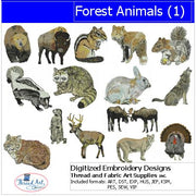Machine Embroidery Designs - Forest Animals(1) - Threadart.com