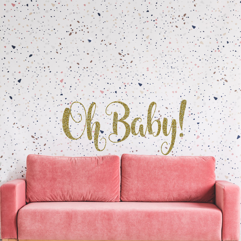 Gold Glitter Vinyl Peel and Stick Paper Self Adhesive 12" Wide - Threadart.com
