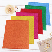 Copper Glitter  Iron On Vinyl - Pack of Heat Transfer Sheets - Threadart.com