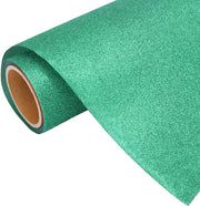 Light Emerald Glitter Iron On Vinyl 20" Wide Sold By the Yard - Threadart.com