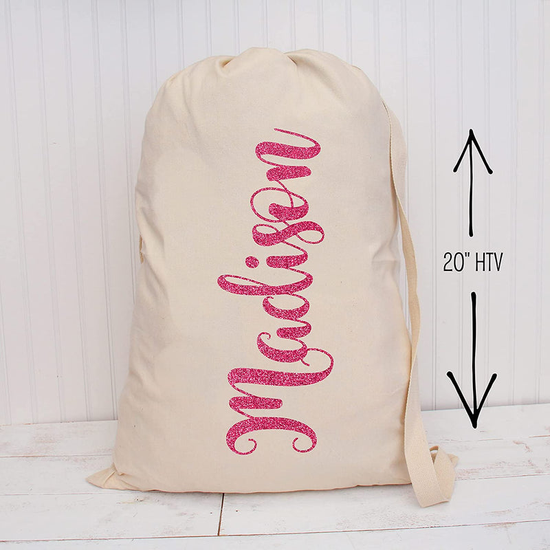 Pink Glitter Iron On Vinyl 20" Wide Sold By the Yard - Threadart.com