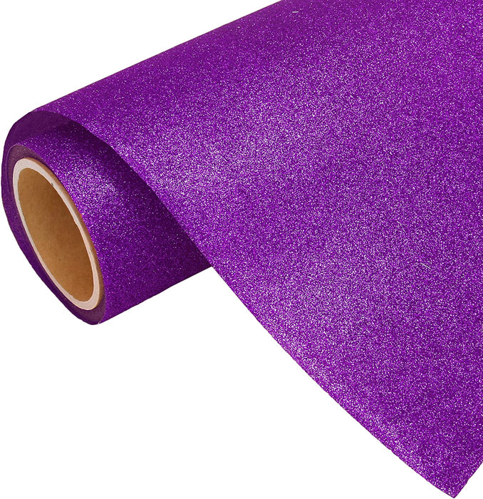 Purple Glitter Iron On Vinyl 20 Wide Sold By the Yard —
