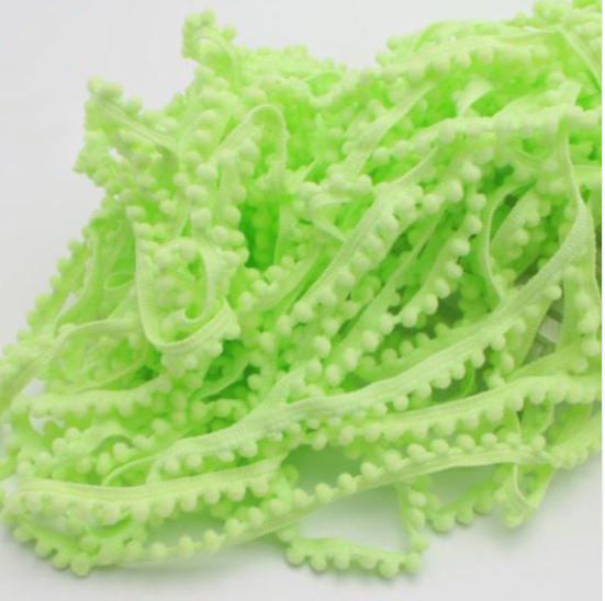 Mini Pom Pom Fringe - Lt Green - Threadart.com