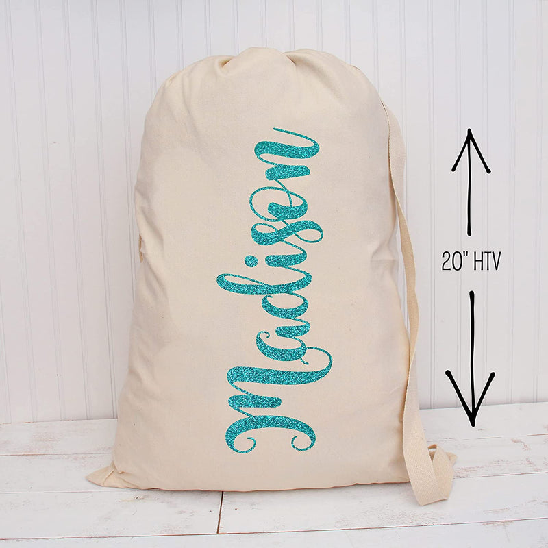 Sky Blue Glitter Iron On Vinyl 20" Wide Sold By the Yard - Threadart.com