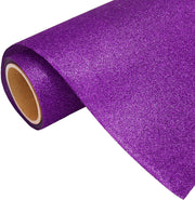 Violet Glitter Iron On Vinyl 20" Wide Sold By the Yard - Threadart.com