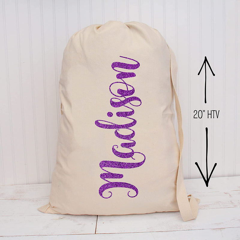 Violet Glitter Iron On Vinyl 20" Wide Sold By the Yard - Threadart.com