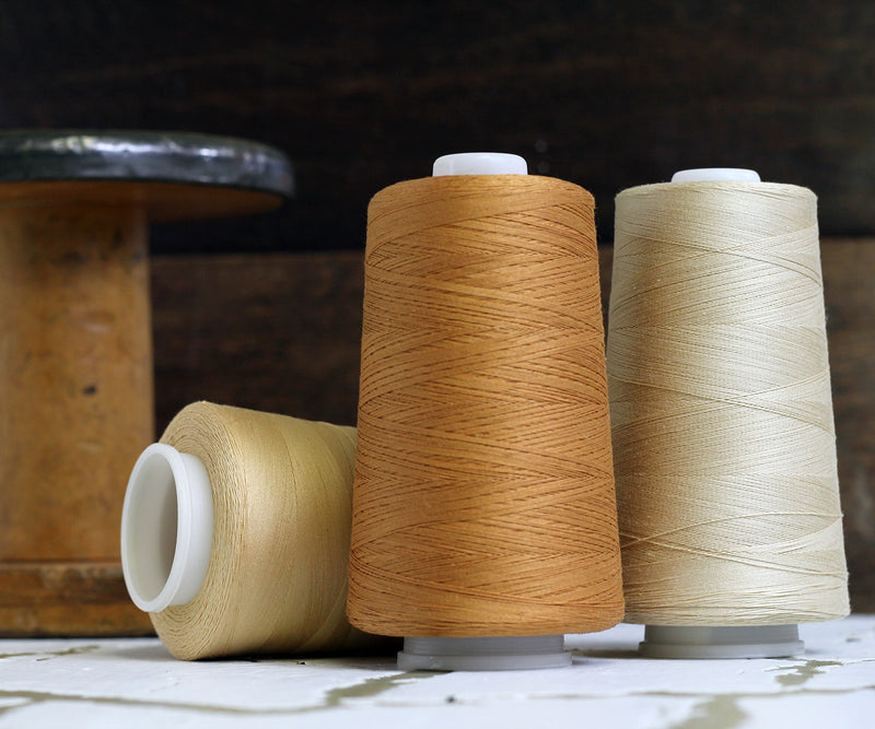 Heavy Duty Quilting Cotton Thread - Natural  - 2500 Meters - 40 Wt. - Threadart.com