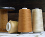 Heavy Duty Cotton Quilting Thread - Lt Beige - 2500 Meters - 40 Wt. - Threadart.com