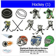 Machine Embroidery Designs - Hockey(1) - Threadart.com