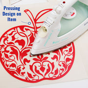 Red Iron On Vinyl - Heat Transfer Pack of  Sheets - Threadart.com