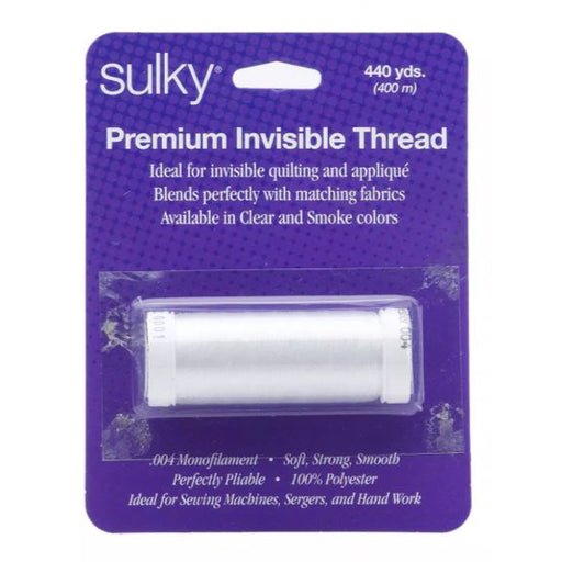 Sulky Clear Invisible Thread - 440 yards - Threadart.com