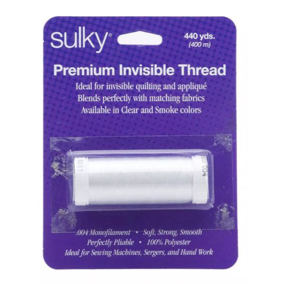Sulky® Premium Invisible Thread 440 Yards Clear