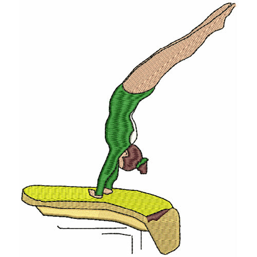 Machine Embroidery Designs - Gymnastics(1) - Threadart.com