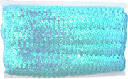 Stretch Sequin Roll - 1 1/2in - Light Blue - 10 meters (11 yards) - Threadart.com