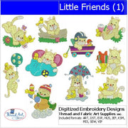 Machine Embroidery Designs - Little Friends(1) - Threadart.com