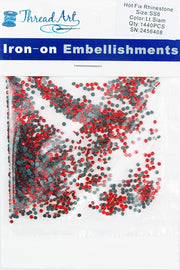 Hot Fix Rhinestones - SS6 - Lt. Siam - 1440 stones - Threadart.com