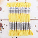 Light Yellow Premium Cotton Embroidery Floss - Box of 12 - Six Strand Thread - No. 305 - Threadart.com