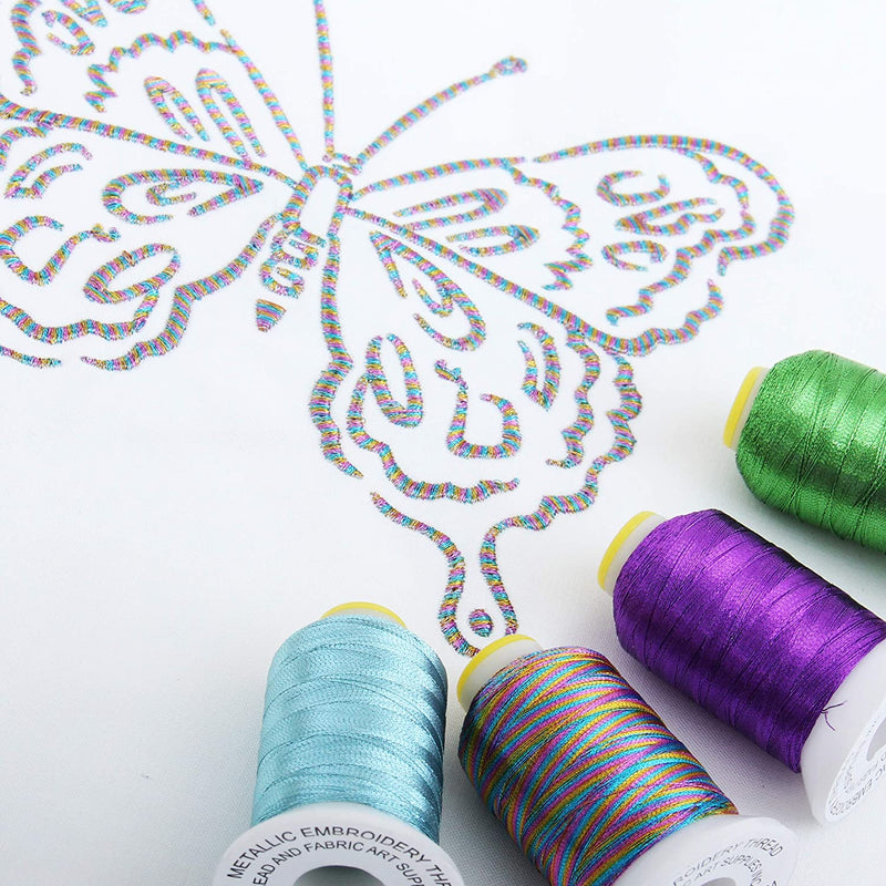 Metallic Thread - No. L8 - Gold - 500 Meter Cones - Threadart.com