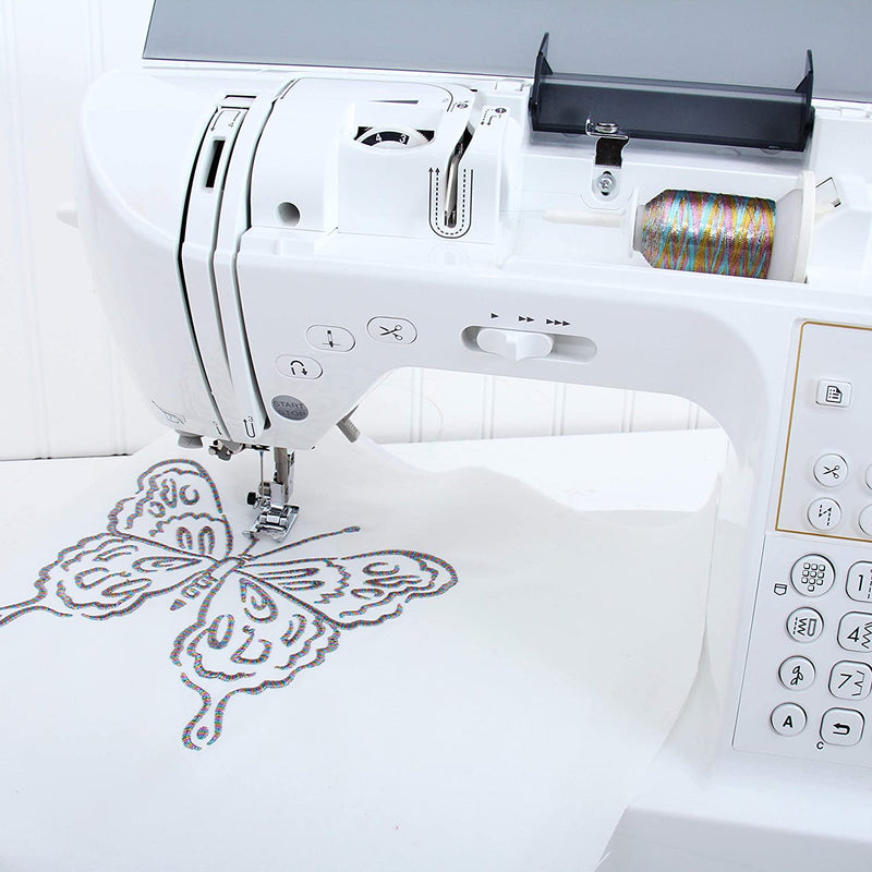 Metallic Thread - No. L2 - Silver - 500 Meter Cones - Threadart.com