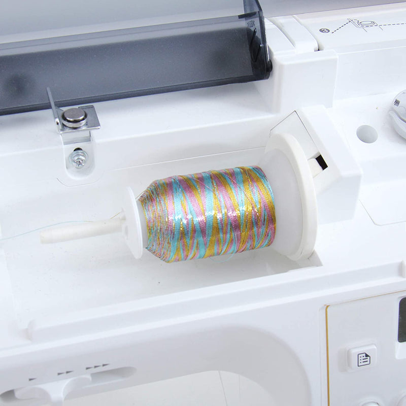 Metallic Thread - No. L4 - Light Gold - 500 Meter Cones - Threadart.com