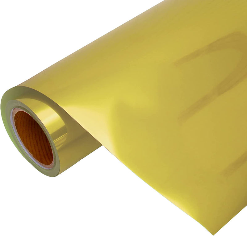Matte Gold Metallic Heat Transfer Vinyl 20" Wide Sold By the Yard - Threadart.com
