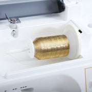 4 Cones of Metallic Thread - 500 Meter Cones - Gold and Silver - Threadart.com