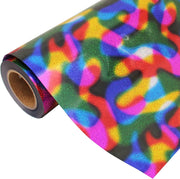 Holographic Galaxy Rainbow 20" Heat Transfer Vinyl Film By The Yard - Threadart.com