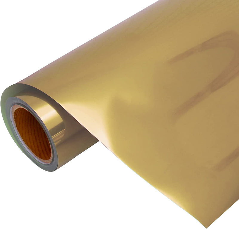 Gold Metallic Foil Heat Transfer Vinyl 20" Wide Sold By The Yard - Threadart.com