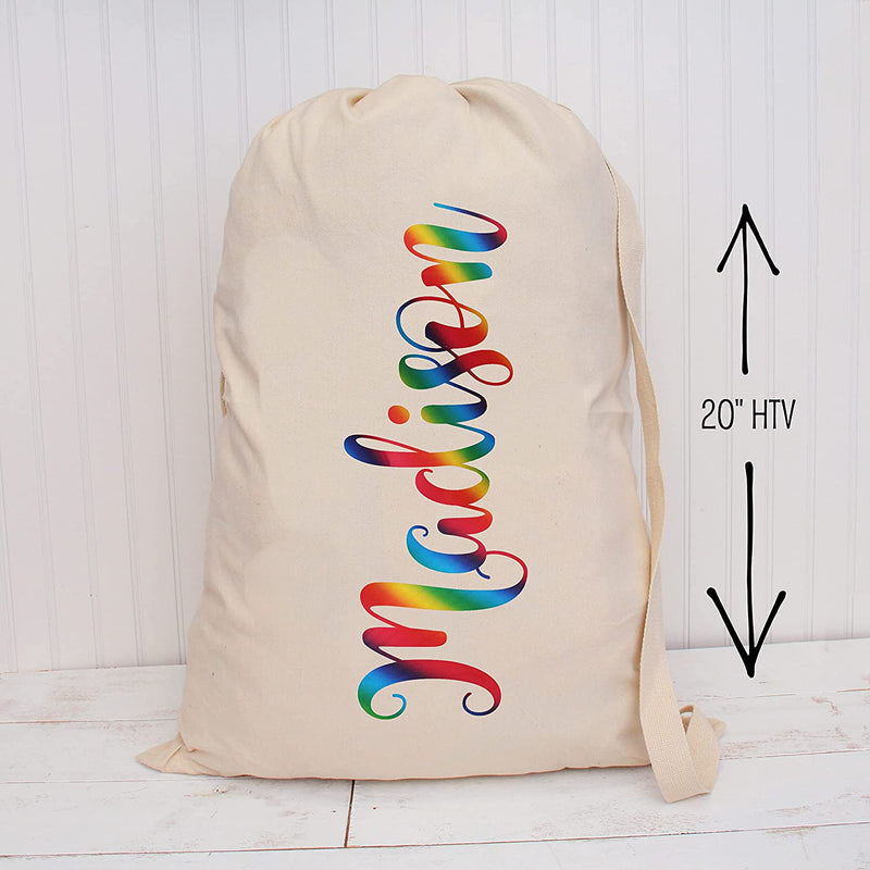 Rainbow Metallic Foil Heat Transfer Vinyl 20" Wide Sold By The Yard - Threadart.com