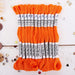 Orange Premium Cotton Embroidery Floss - Box of 12 - Six Strand Thread - No. 403 - Threadart.com