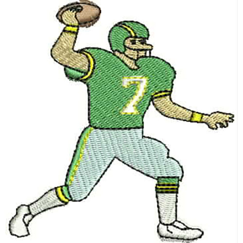 Machine Embroidery Designs - Football(1) - Threadart.com