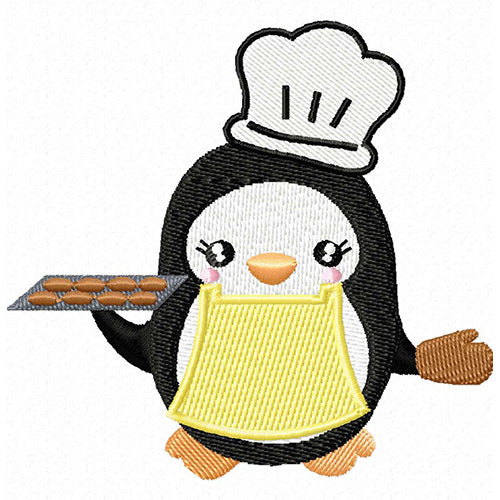 Machine Embroidery Designs - Penguins (1) - Threadart.com