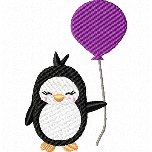 Machine Embroidery Designs - Penguins (1) - Threadart.com