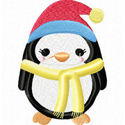 Machine Embroidery Designs - Penguins (1) - Threadart.com