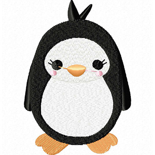 Machine Embroidery Designs - Penguins (1) - Threadart.com