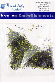 Hot Fix Rhinestones - SS6 - Peridot - 1440 stones - Threadart.com