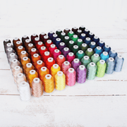 80 Colors of Polyester Embroidery Thread Set - 1000 Meters - Threadart.com