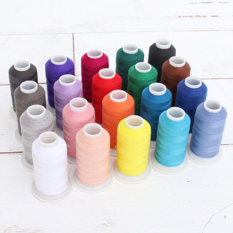 Sewing Thread 20 Spool Set - Vivid Collection - Threadart.com