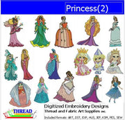 Machine Embroidery Designs - Princess(2) - Threadart.com