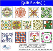 Machine Embroidery Designs - Quilt Blocks(1) - Threadart.com