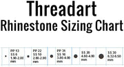 Hot Fix Rhinestones Crystal Set - All 8 Sizes - SS6, SS8, SS10, SS12, SS16, SS20, SS30, SS34 - Threadart.com