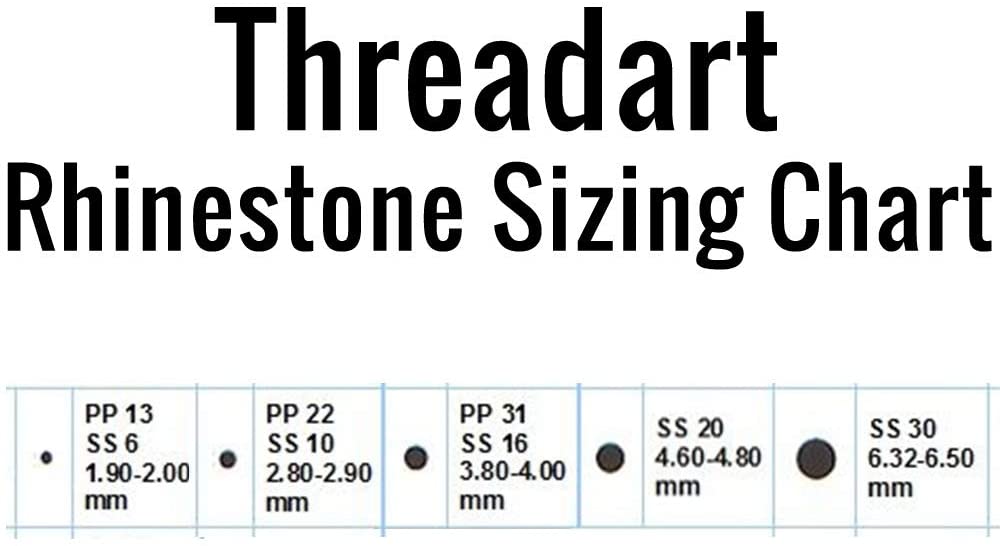 Hot Fix Rhinestones - SS20 - Sky Blue - 288 stones - Threadart.com