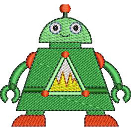 Machine Embroidery Designs - Robot Letters - Threadart.com